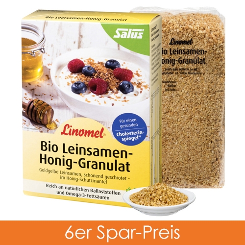Salus Linomel Leinsamen-Honig-Granulat 6x250g