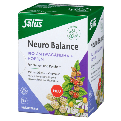 Salus Neuro Balance Bio Ashwagandha + Hopfen - Produktbild