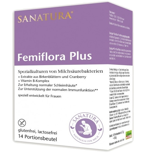 Sanatura Femiflora Plus 14 St - jetzt in neuer Dosenverpackung 200g