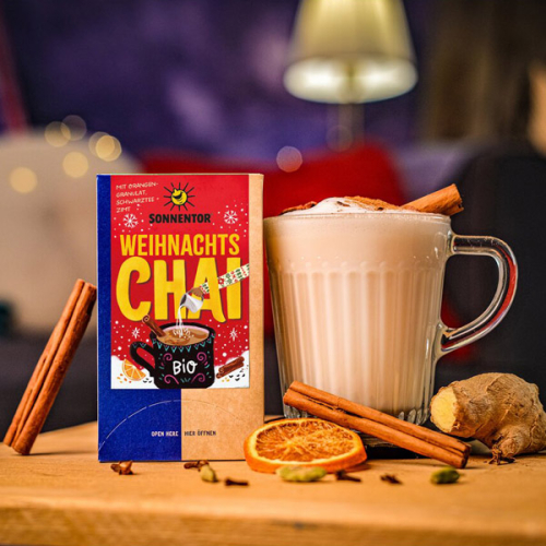 Stimmungsbild des Sonnentor Weihnachts Chai 18 FB