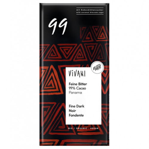 Vivani Feine Bitter 99 % Cacao 80g