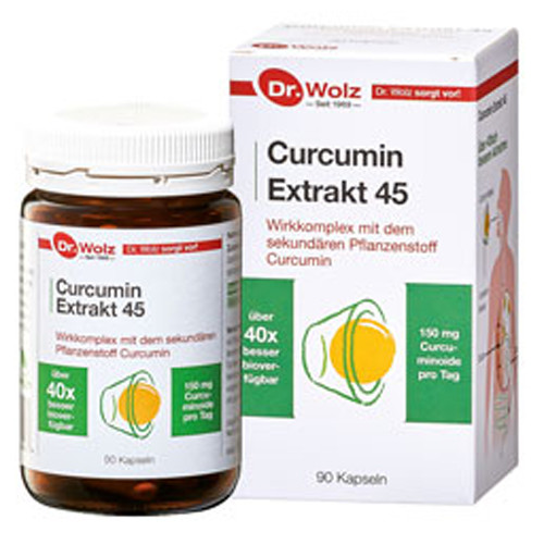 Dr. Wolz Curcumin Extrakt 45 90Kps