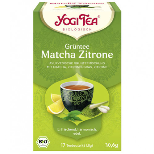 Yogi Tea Grüntee Matcha Zitrone 17FB