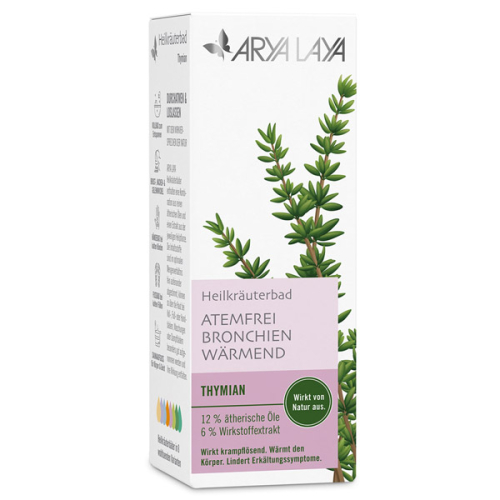 Produktverpackungsbild des Arya Laya Heilkräuterbad Thymian