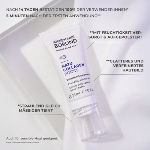 USP des BÖRLIND NATUCOLLAGEN BOOST Volumen-Lippenserum