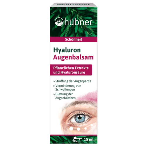 Produktverpackungsbild der hübner Hyaluron Augenbalsam