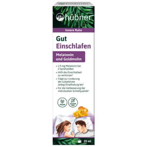 Produktverpackungsbild des hübner Gut Einschlafen Sprays