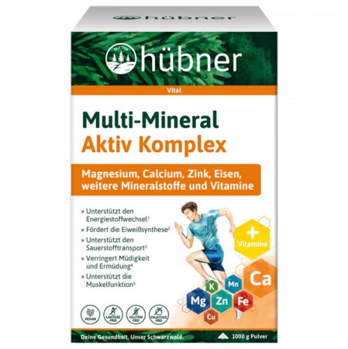 Produktverpackungsbild der hübner Multi-Mineral Aktiv-Komplex