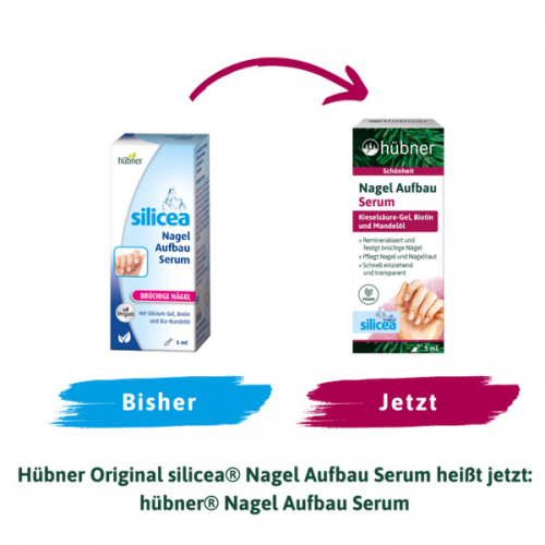 hübner Nagel Aufbau Serum - Designansicht vorher nachher