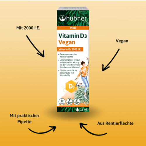 USP der hübner Vitamin D3 Vegan Tropfen